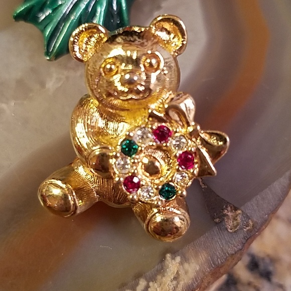 Vintage Gerry's holiday brooches christmas GUC - Picture 6 of 9